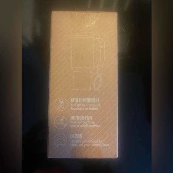 Stanley Mini Quencher Combo Rose Quartz & ELF Red Delicious Ornament Keychains - Picture 4 of 5